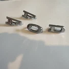 1967 Mustang Hood Emblem Letters "f" (2), "o", "d". Fixed Price $24.99.