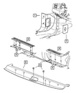 Genuine Mopar Cowl Side Trim Panel Left 5HM93XDBAE. Fixed Price $31.05.