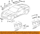 Gm Oem 14-19 Corvette Stripe Tape-decal 23156133. Fixed Price $144.23.