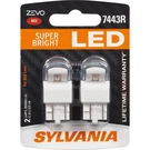 Sylvania - 7443 T20 Zevo Led Red Bright Bulb, Ideal For Stop And Tail. Fixed Price $21.75.