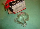 (4200)Z6 Jaguar Etype Series 1 Lucas Nos Glass License Lamp Lens. Fixed Price $68.00.