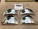 Chrome Metal Vintage Style Half Moon Covers ( 4-HEADLIGHTS ). Fixed Price $19.99.