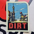 Dirt Usa Vtg Style Travel Decal Hot Rod Custom Old Cars Kustom Kulture Auto Van. Fixed Price $15.99.