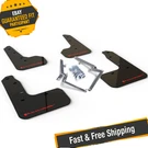 Rally Armor MF51-UR-BLK/RD Black Mud Flaps With Red Logo. Fixed Price $172.75.