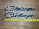 2- Mopar Dodge Challenger Oem 1970-1974 Adhesive Nameplate Emblem 3444938 94200. Fixed Price $105.00.