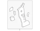 Genuine Gm Hinge Pillar Reinforced 25948285. Fixed Price $92.40.