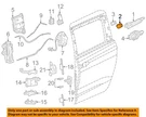 Chrysler Oem 17-25 Pacifica Side Loading Door Lock Hardware-cap 5RR32GW7AE. Fixed Price $175.00.