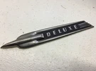 1951 Ford Deluxe Fender Emblem Trim Molding Stainless Spear 1A-16189-C. Fixed Price $17.00.