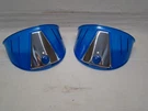 Vintage Style Blue Transparent 7 Inch Visors Eye Lids. Fixed Price $19.99.