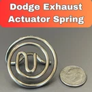 Dodge Challenger Charger Durango 2015-2022 Electronic Exhaust Valve Spring Kit. Fixed Price $15.99.