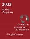 2003 Ford Truck Excursion, F-super Duty, F250-F550 Wiring Diagrams Manual. Fixed Price $65.00.