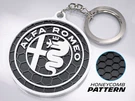 Car Enthusiast Keychain 3D Honeycomb Compatible With Alfa Romeo. Fixed Price $14.99.