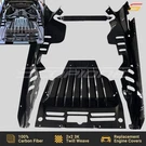 Scopione Carbon Replacement Engine Bay Covers Trim Kit For Lamborghini Huracan. Fixed Price $4200.00.