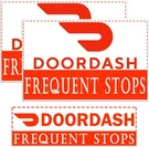 3 Pack Doordash Magnetic Sign For Car, Magnets White-red. Fixed Price $25.64.