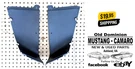 Nos 1968 Mustang Fastback L & Inside Rear Upper Quarter Trim. Fixed Price $119.99.