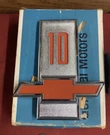 1963 Chevrolet C-10 Truck Series Fender Emblem Red Bowtie 3818127 Gm Nos. Fixed Price $175.00.