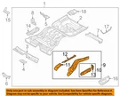 Ford Oem 05-19 Five Hundred Rear Floor Rails-rail Cover 5G1Z5410784AA. Fixed Price $38.24.