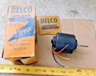 Nos Delco Gm Heater Defroster Blower Motor For 1949-52 Cadillac Cars 1950 1951. Fixed Price $40.00.