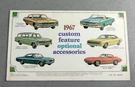 1967 Chevrolet Chevy Custom Feature Optional Accessories Dealer Brochure 3903457. Fixed Price $14.00.