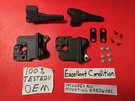 Oem 2005-2014 Ford Mustang Convertible Top Locking Latch Hinges Bow Clamp Set. Fixed Price $139.99.