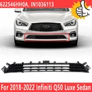 Front Bumper Lower Black Grille For 2018-2022 Infiniti Q50 Luxe Sedan IN1036113. Fixed Price $35.99.