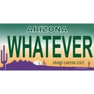 Arizona Whatever Photo License Plate - LPO661. Fixed Price $24.99.