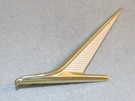 1961 Ford Falcon Deluxe Futura Nos Gold Bird Lh Fender Emblem Ornament. Fixed Price $89.00.
