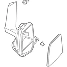 Genuine Ford Mirror Assembly KT1Z-17683-J. Fixed Price $533.39.