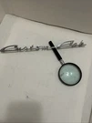 Vintage Ford Truck Custom Cab Metal Emblem BAAK-8125622, Late 50 S-60. Fixed Price $42.95.