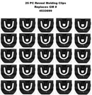 1964-1971 Camino Front Or Rear Windshield Molding Trim Reveal Clips 25 Pc. Fixed Price $18.95.
