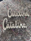 Vtg 1966 Pontiac Catalina Script Emblem Chrome #9783495, 7X3.5. Fixed Price $70.00.