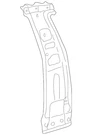 Genuine Toyota Body B-pillar Reinforcement 61344-52904. Fixed Price $112.05.