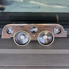 1968 Ford Mustang Woodgrain Gauge Dash Cluster Bezel Original. Fixed Price $200.00.