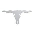 Grand General 90223 Chrome Mini 'long Horn Skull' Mud Flap Cut-out Tape. Fixed Price $19.85.