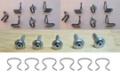21 Pc Door Panel Clips/screws Old School Ford Mercury Classic Car Pickup Etc. Fixed Price $38.00.