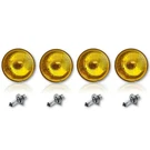 5-3/4" Stock Halogen Amber Yellow Glass Headlight Fog H4 Set Of. Fixed Price $128.20.