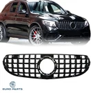 Black Gt-style Front Grille For Mercedes-benz Glc-class X253 2020-2023. Fixed Price $129.00.