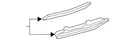 Genuine Audi Trim 83A-807-764-RN4. Fixed Price $147.40.