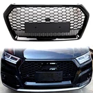 Gloss Black Honeycomb Front Grille For Audi Q5 2018-2020 Badgeless Upgrade. Fixed Price $199.99.
