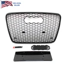 Replacement For 2007- 15 Front Bumper Upper Main Grille Insert RSQ7 Style. Fixed Price $209.43.