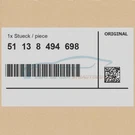 Genuine Bmw 51138494698 -. Fixed Price $71.11.