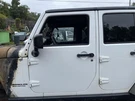 2011-2018 Jeep Wrangler Left Driver Side Front Door Smoked White. Fixed Price $360.00.
