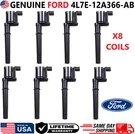 Oem Ford X8 Ignition Coils 1997-2005 Lincoln Mercury, 4L7E-12A366-AB. Fixed Price $196.44.