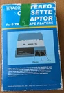 Vtg Kraco Stereo Cassette Adaptor For 8 Track Tape Players Home & Auto KCA-7B. Fixed Price $18.45.