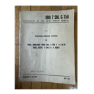 Ord Snl G-758 Army Supply Manual May 1954 Truck Ambulance M170 M38A1. Fixed Price $125.00.