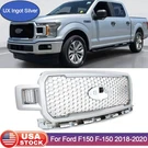 Front Upper Grille Assembly Ux Ingot Silver&chrome Ford F150 F-150 2018-2020. Fixed Price $169.99.