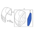 For Jeep Renegade 2019-2020 68294964AA Front Left Door Mirror Glass. Fixed Price $34.39.