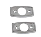 810BUK-67B Mopar 1966-67 A,b,c-body Bucket Seat Headrest Mounting Bezels. Fixed Price $57.95.