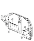 Genuine Mopar Scuff Plate Left 1LY27DX9AA. Fixed Price $44.36.