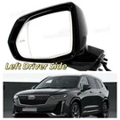 Left Side For Cadillac XT6 2020-2023 Black Heated Mirror W/ Blind Spot 16-PIN. Fixed Price $210.00.